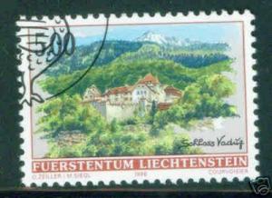 LIECHTENSTEIN Scott 1077 Used Key 5 Frank Value CV$8