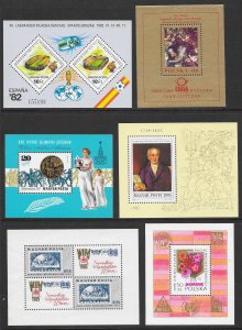 WORLDWIDE (120) All Different Souvenir SHeets ALL Mint Never Hinged