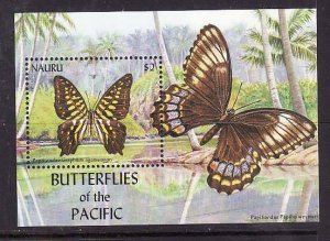 Nauru-Sc#498- id8-Unused NH sheet-Insects-Butterflies-2002-