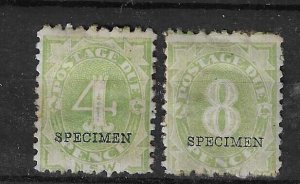 AUSTRALIAN STATES New South Wales: Postage Dues 1891-7 - 39562