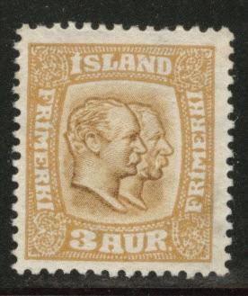 ICELAND Scott 100 Mint No Gum 1915 stamp CV $4