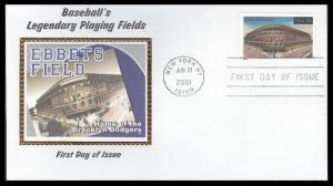 #3510 Ebbets Field Colorano FDC