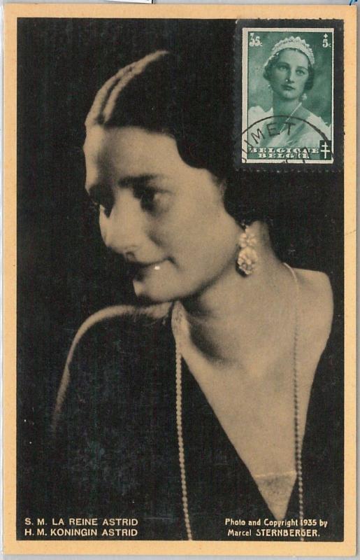 57022 - BELGIUM - POSTAL HISTORY: MAXIMUM CARD 1947 - ROYALTY