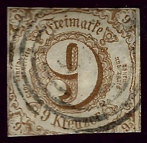 Thurn & Taxis SC#55 Used Fine hr SCV$45.00...Worth a Close Look!