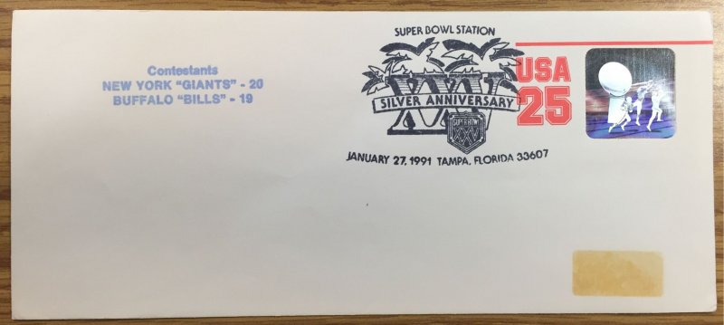 US# U618 Cover 25c Vince Lombardi Trophy Football / Super Bowl 1991 Tampa