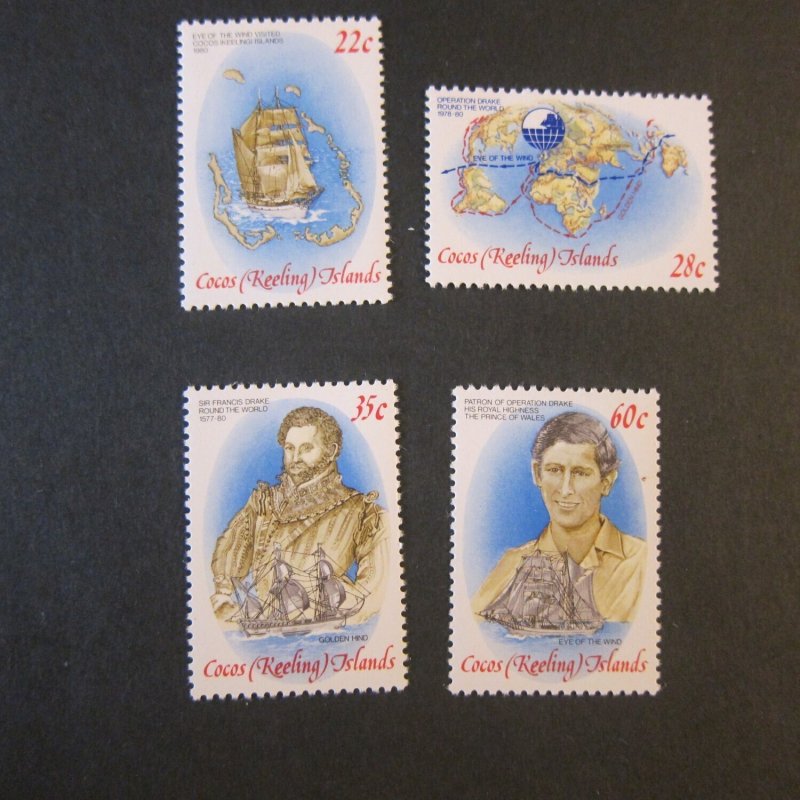 Cocos Island Sc 61-64 set MNH