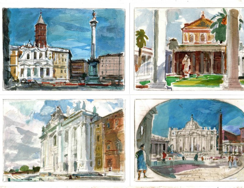 VATICAN Postcard Packet, 8 cards 1998-2000 period