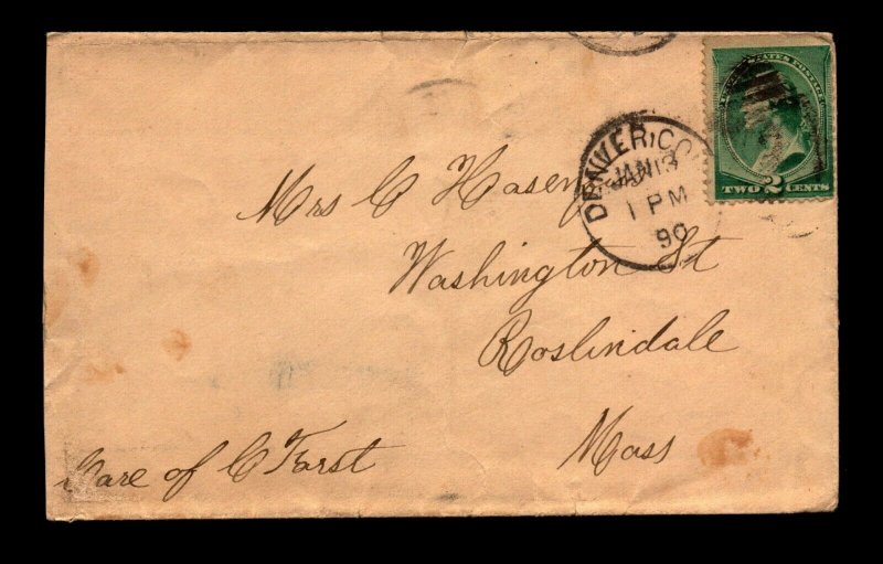 1890 Denver Co. Cover  - L11728 