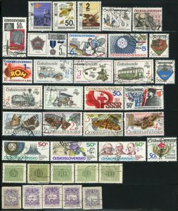 CZECHOSLOVAKIA Postage Stamps Collection EUROPE Used