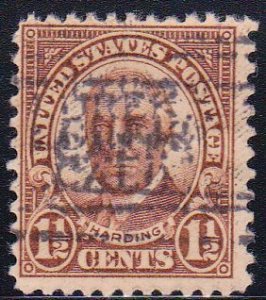 Precancel - Eureka, CA PSS 701 Double- Town and Type Issue