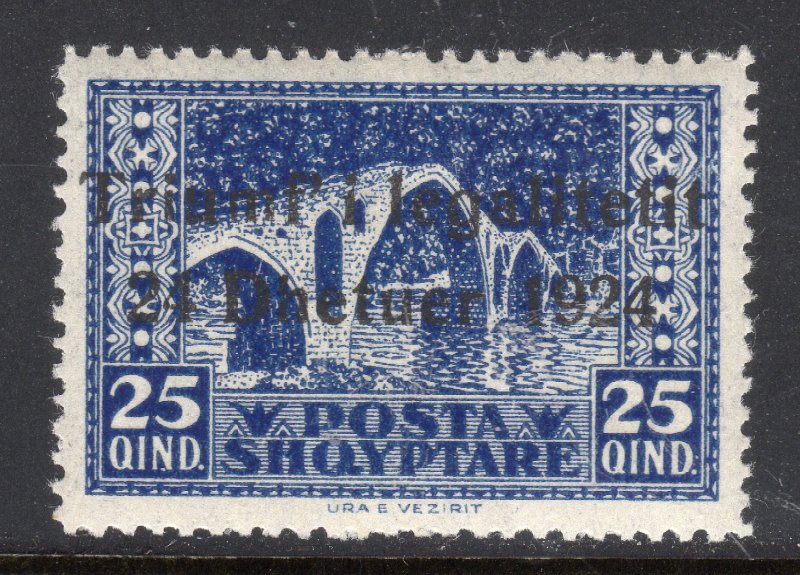 Albania #168 Unused Original Gum F911