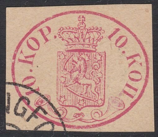 FINLAND  An old forgery of a classic stamp..................................C358