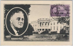 51501 - USA - POSTAL HISTORY - MAXIMUM CARD - 1945 Roosevelt - POLITICS-