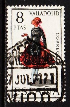 Spain - #1441 Regional Costumes - Valladolid - Used