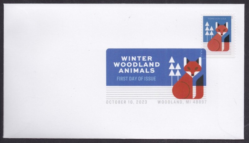 USPS - Winter Woodland Animals Stamps