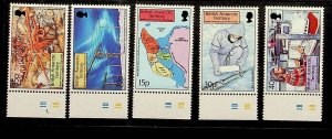 BRITISH ANTARCTIC TERRITORY Sc 280-84 NH ISSUE OF 1999 - STATION - (JS23)