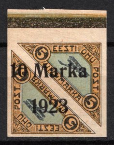 Estonia 1923, Airmail, 10m, Mi. 43 B, VF MLH*