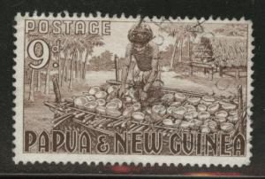 PNG Papua New Guinea Scott 130 used 1952 stamp