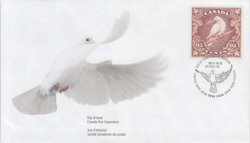 1999 Canada Millenium Set of 3 (Scott 1812-14) FDC