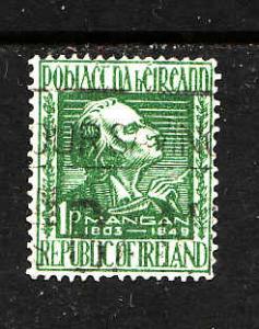 Ireland-Sc#141-used set-James Clarence Mangan-Poet-1949-