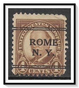 US Precancel #685 Rome NY Used