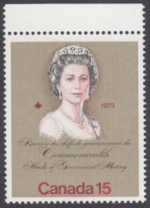 Canada - #621 Queen Elizabeth II Royal Visit - MNH