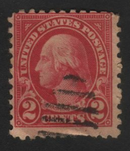 1924, US 2c, Washington, Used, Sc 583