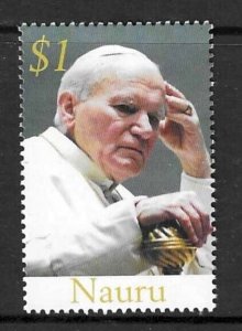 NAURU SG601 2005 POPE JOHN PAUL 11 MNH