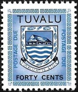 Tuvalu 1981 Postage Due Sc# J7 Mint NH Perf. 14. All Additional Items Ship Free.