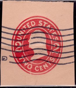 United States, 1907-16, Postal Wrappers, Washington, 2c, sc#U406