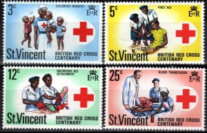 St Vincent #299-302 MNH (V5974)