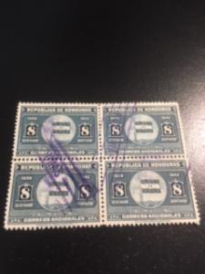 Honduras sc 340 u block of 4