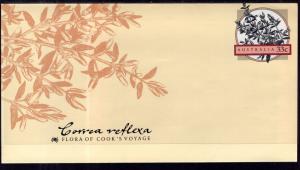 Australia Correa Reflexa Flower Postal Stationary Unused