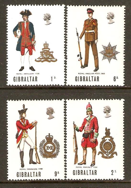 Gibraltar   #226-29  MLH  (1969)  c.v. $2.40