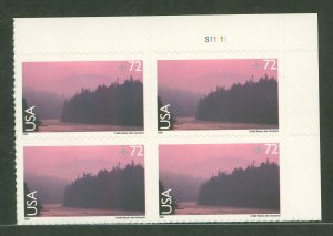 United States #C144 Mint (NH) Plate Block (Landscapes)