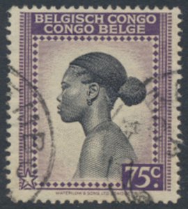 Belgium Congo  Used   SC# 214   please see details and scans 