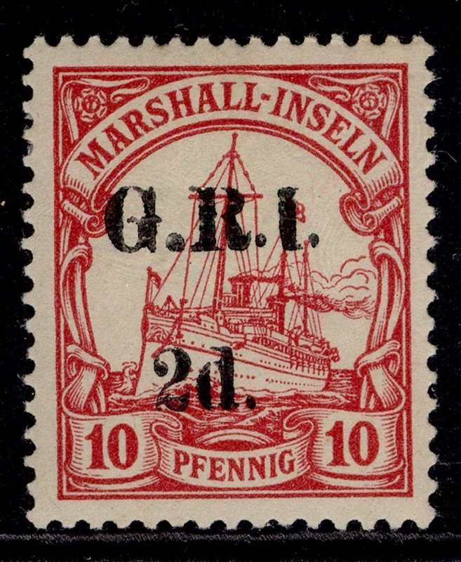 AUSTRALIA - New Guinea GV SG52, 2d on 10pf carmine, M MINT. Cat £27.