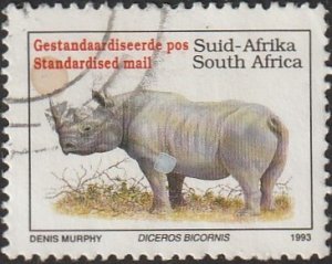South Africa #856 1993 Black Rhino USED-VF-NH