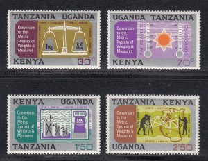 Kenya Scott #225-228 MH Note