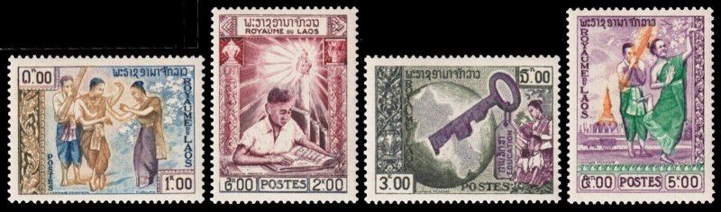 Laos Scott 56-59 (1959) Mint NH VF Complete Set C