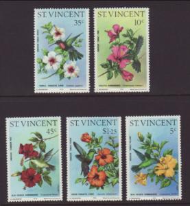 Saint Vincent 465-469 Hummingbirds MNH VF