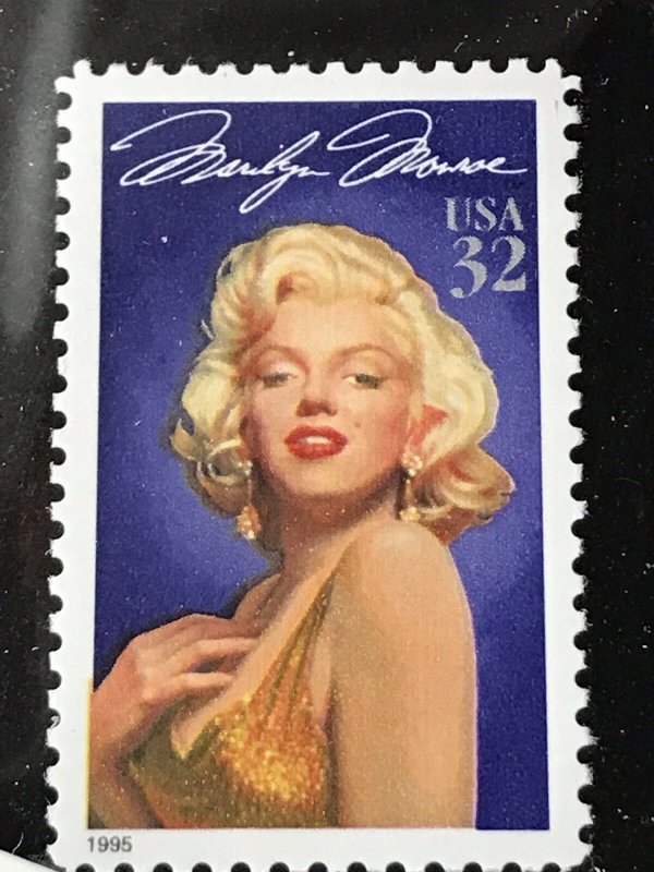 Scott # 2967. .32 Cent... Marilyn Monroe MNH Single (1995)