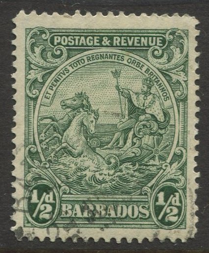 STAMP STATION PERTH Barbados #166 Seal Of The Colony Issue Used Wmk 4 -1925-34