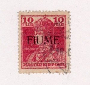 Fiume stamp #21, used, CV $4.00