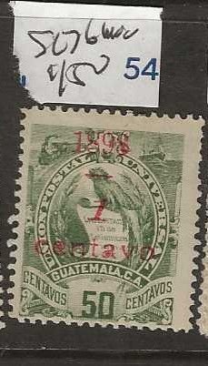 GUATEMALA SC76    1C/50C  BIRD      MOG      P0421H