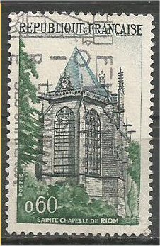 FRANCE, 1971 used 60c, Sainte Chapelle, Scott 1310