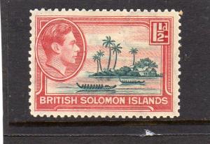 British  Solomon Island  Geo Vl   MNH