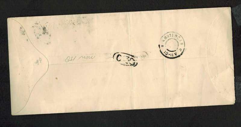 1904 Netherlands Consul Cover Melbourne Australia to Amsterdam Diplomatic Mail