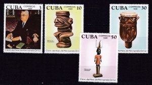 CUBA Sc# 2463-2466  FERNANDO ORTIZ Cpl set of 4  1981  MNH