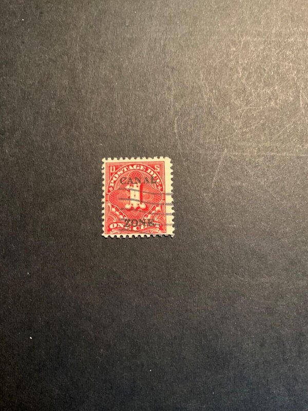 Stamps Canal Zone Scott #J18 used